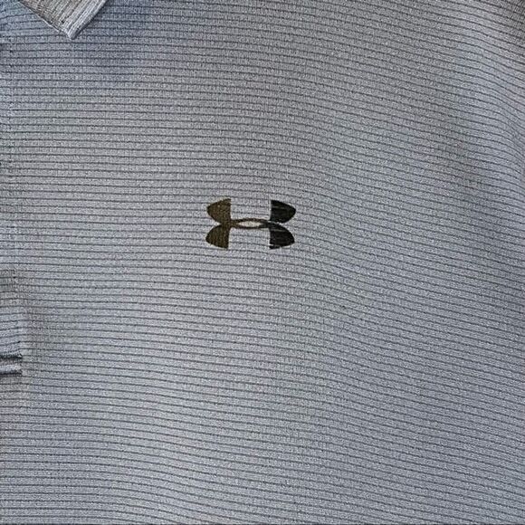 Under Armour Gray Short Sleeve Polo Size: 2XL - Picture 4 of 6